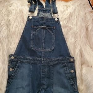 Denim gap bibs